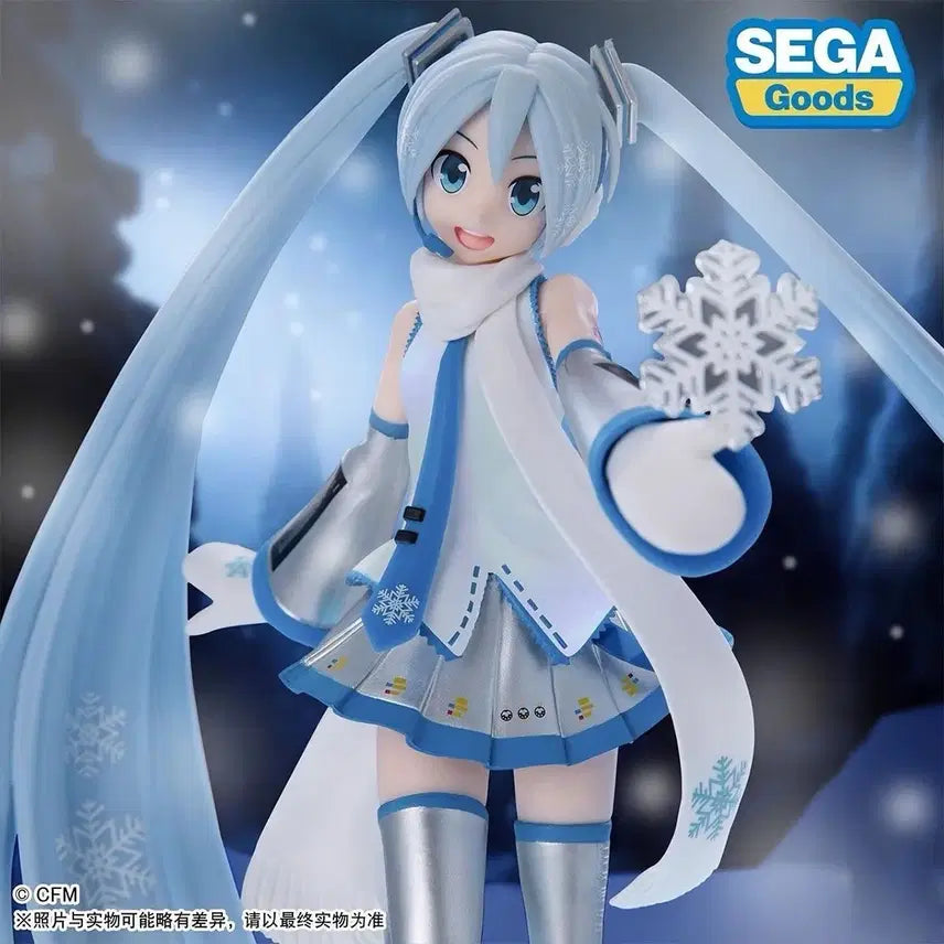 [BUNJANG] Sega Yukimiku Snow Miku Luminasta Figure (Sealed) / [미개봉 현물최저가] 세가 유키미쿠 스노우미쿠 루미나스타 피규어