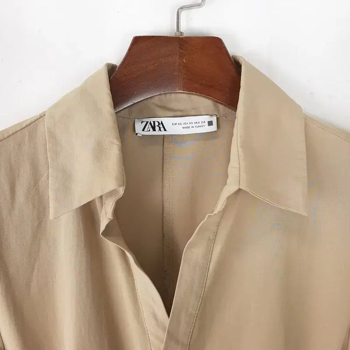 [BUNJANG] Zara Belted Collar Jumpsuit XS / 자라 벨티드 카라 점프슈트  XS