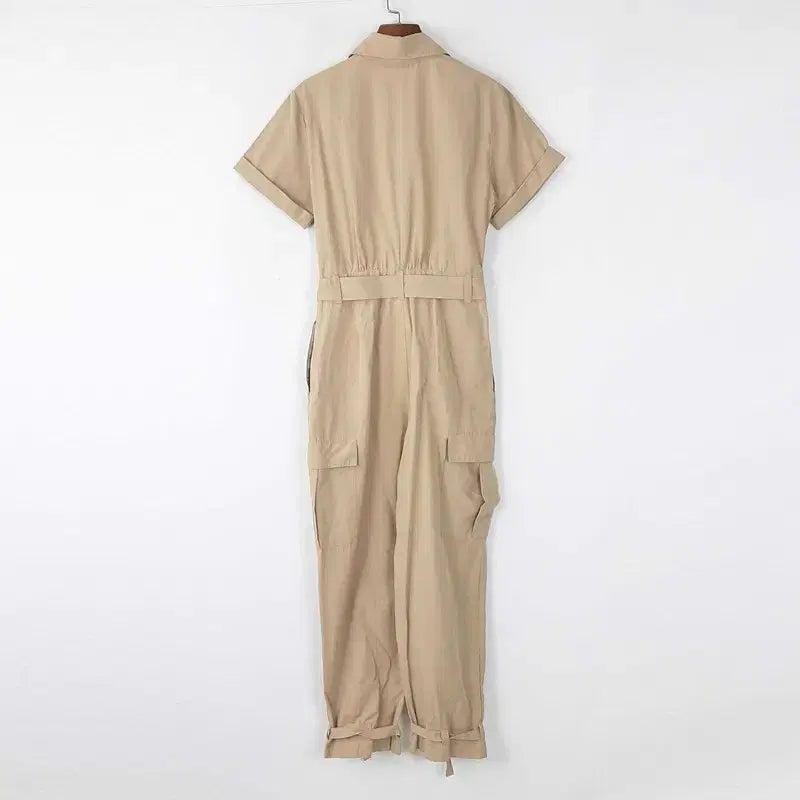 [BUNJANG] Zara Belted Collar Jumpsuit XS / 자라 벨티드 카라 점프슈트  XS
