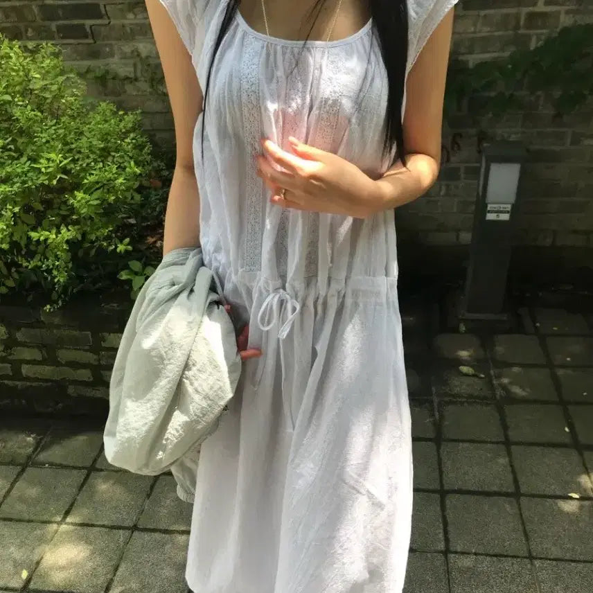 [BUNJANG] Tilda Dear Long Dress Black / 틸다 디어 롱 원피스