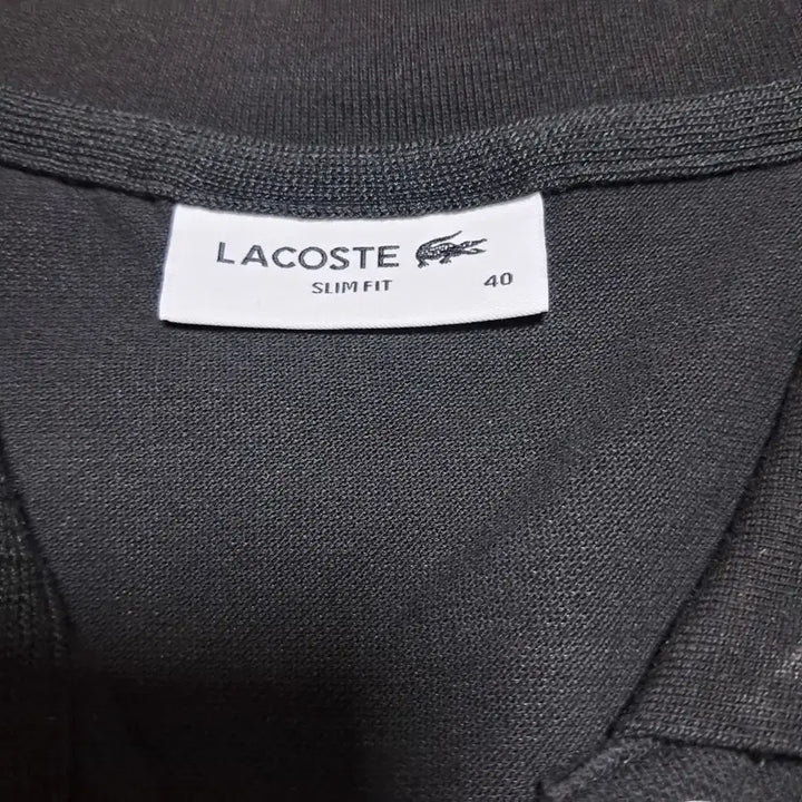 [BUNJANG] Lacoste Black Pique Polo Dress / 라코스테 블랙 피케 폴로 원피스