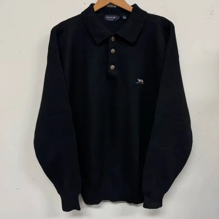 [BUNJANG] Gant Vintage Wool Button Knit / 간트 GANT 빈티지 울 버튼 니트