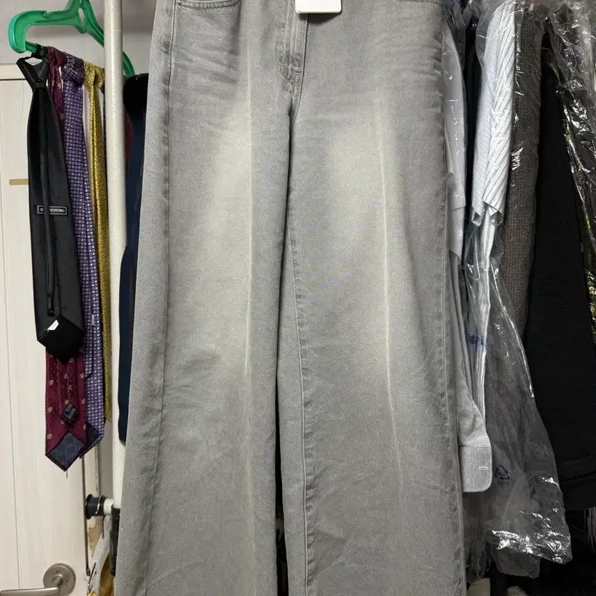 [BUNJANG] SIENA Wide-Tapered Denim Pants / (할인가) 26ss 한섬 sjsj SIENA 와이드-테이퍼드 데님 55