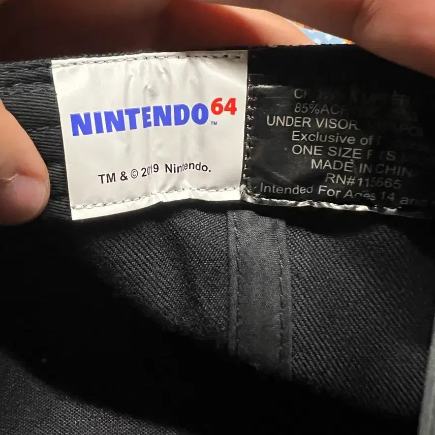 [BUNJANG] Nintendo 64 Snapback Cap Hat / 닌텐도 64 스냅백 캡 모자