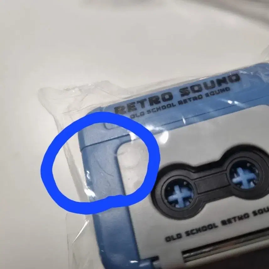 [BUNJANG] Vintage Retro Cassette Tape Keychain (Sealed) / [미개봉] 빈티지 레트로 카세트 테이프 키링