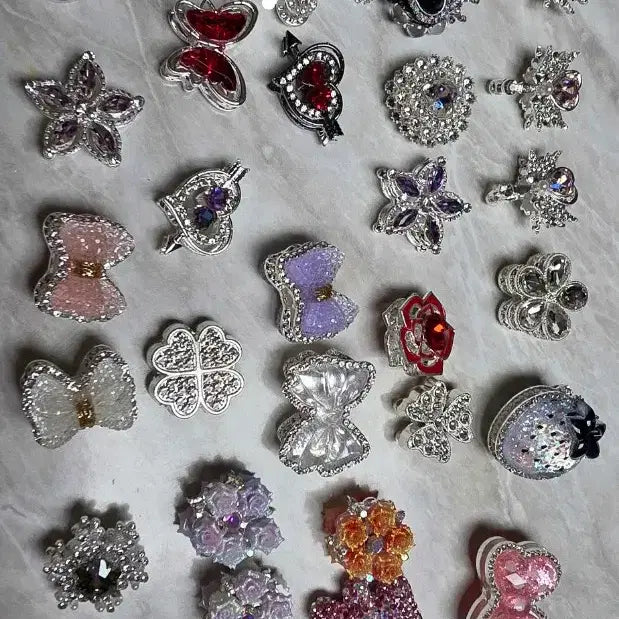 [BUNJANG] Zircon Cubic Beads for Pen Decoration / 볼펜꾸미기 가능 지르콘 큐빅비즈 많아요
