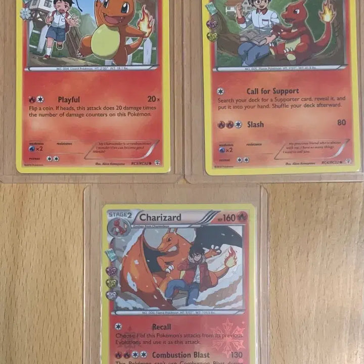 [BUNJANG] 2016 Pokemon TCG Charizard Evolution Line Set / 2016 포켓몬 PTCG 리자몽 CP3 리자몽 파이리 리자드 일괄 판매