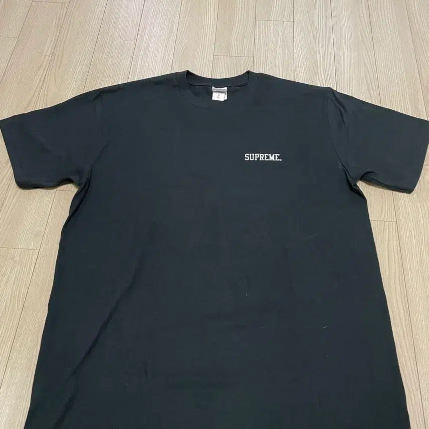 [BUNJANG] Supreme Black Short Sleeve T-Shirt - Size L / 슈프림 블랙 반팔 티셔츠  L