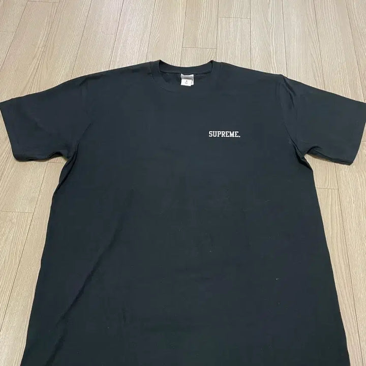 [BUNJANG] Supreme Black Short Sleeve T-Shirt - Size L / 슈프림 블랙 반팔 티셔츠  L