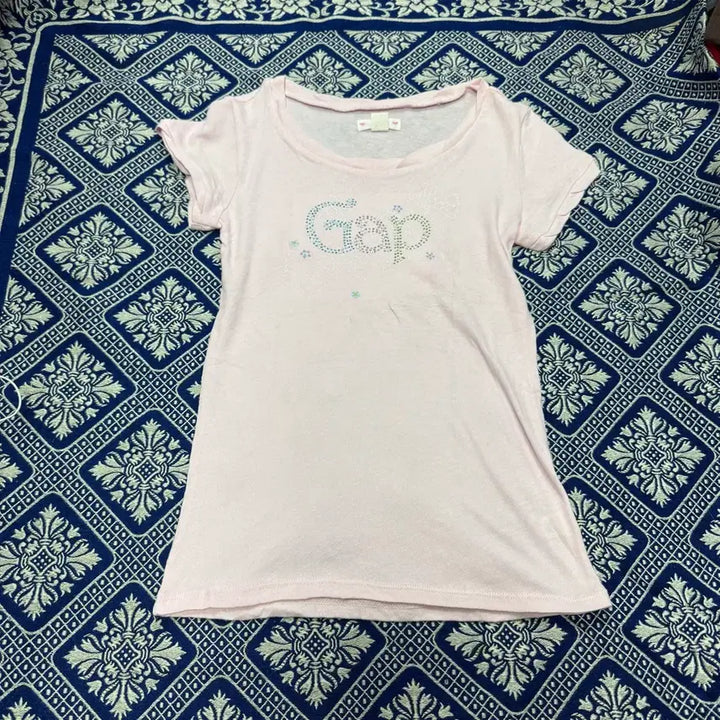 [BUNJANG] GAP Pink Short Sleeve T-Shirt / 갭 GAP 핑크 반팔티