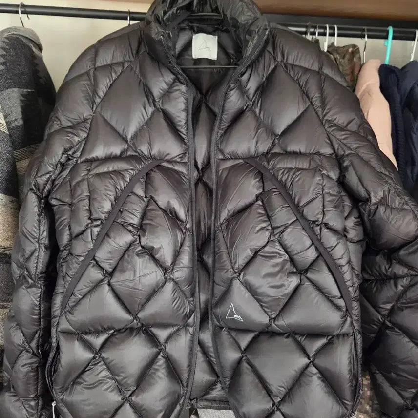 [BUNJANG] Roa Nuna Hooded Down Padding Jacket Black M / Roa Nuna 후드 다운 패딩 블랙 M