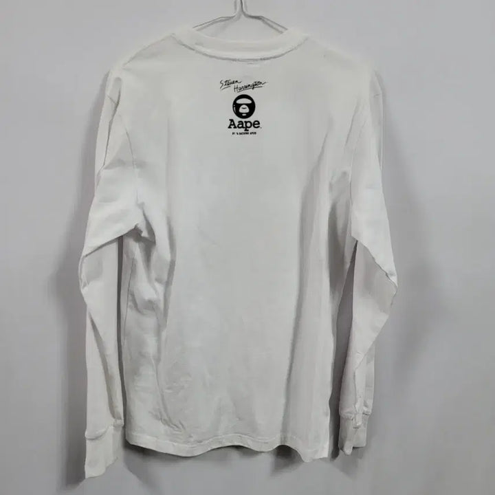 [BUNJANG] Ape Long Sleeve T-Shirt Size 95 Slim / 에이프 롱슬리브/공용(95슬림)/t2496