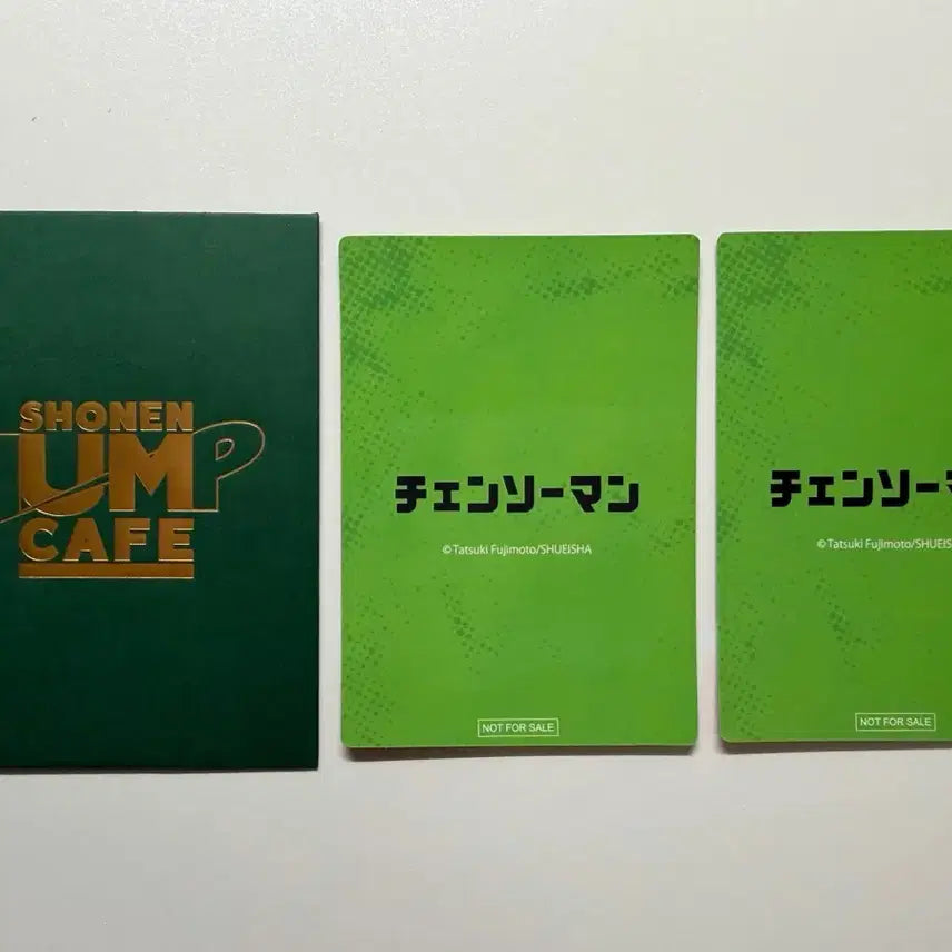 [BUNJANG] Chainsaw Man Jump Shop Cafe Hologram Card Denji + Yoru / 체인소맨 점프샵 카페 특전 홀로그램 카드 덴지+요루