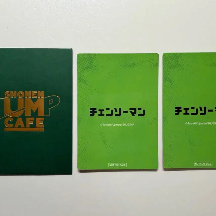 [BUNJANG] Chainsaw Man Jump Shop Cafe Hologram Card Denji + Yoru / 체인소맨 점프샵 카페 특전 홀로그램 카드 덴지+요루