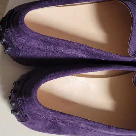 [BUNJANG] LeCormang Suede Purple Loafers (280) / 새상품)) 르꼬르망  스웨이드 퍼플 로퍼