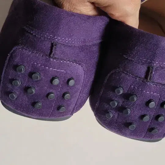 [BUNJANG] LeCormang Suede Purple Loafers (280) / 새상품)) 르꼬르망  스웨이드 퍼플 로퍼