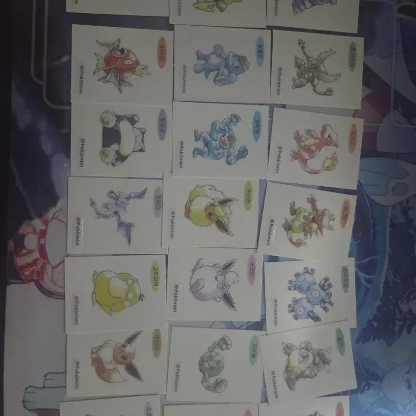 [BUNJANG] Pokemon 30th Anniversary Stickers Bundle Set / 30주년 띠부씰 일괄