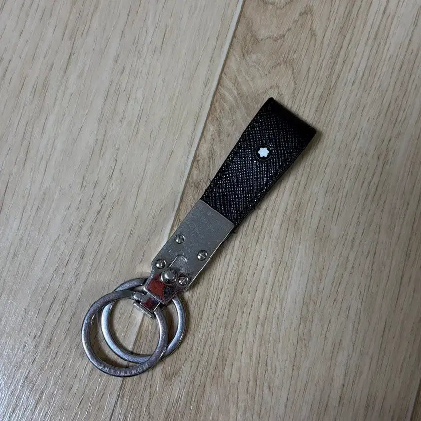 [BUNJANG] Montblanc Leather Metal Keyring Black / 몽블랑 키링 블랙