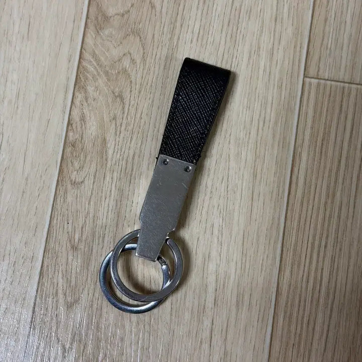 [BUNJANG] Montblanc Leather Metal Keyring Black / 몽블랑 키링 블랙