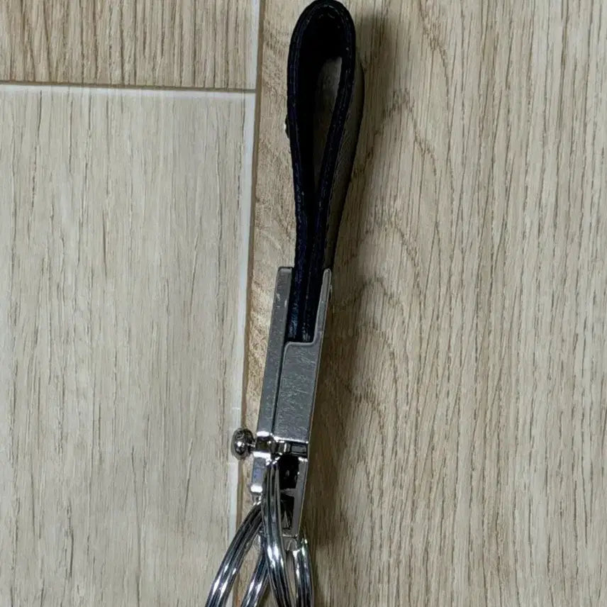 [BUNJANG] Montblanc Leather Metal Keyring Black / 몽블랑 키링 블랙