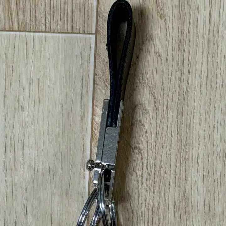 [BUNJANG] Montblanc Leather Metal Keyring Black / 몽블랑 키링 블랙