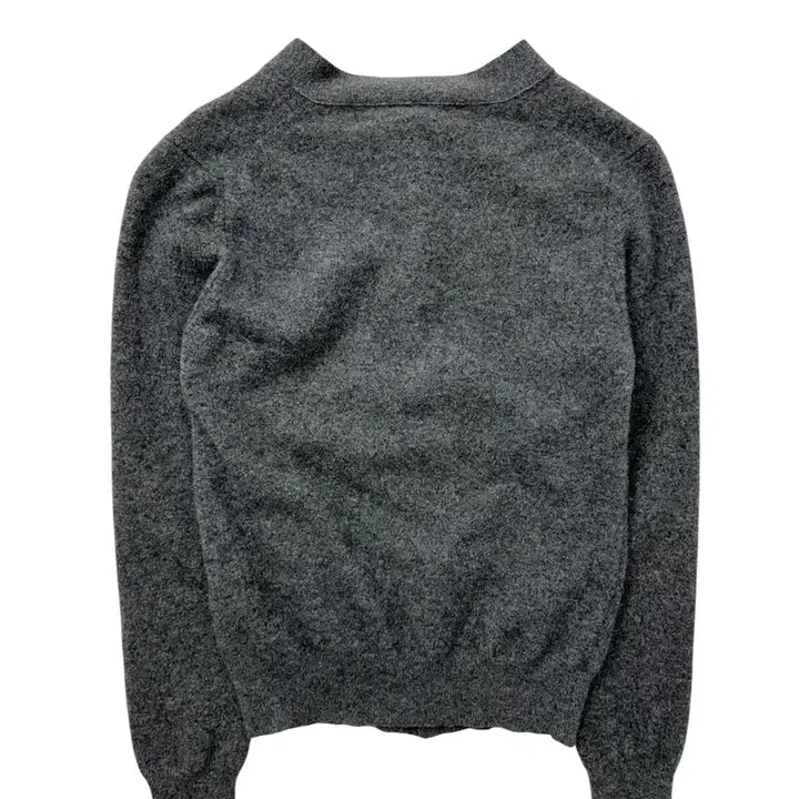 [BUNJANG] Comme des Garçons PLAY Heart Patch Cardigan Charcoal Grey / 꼼데가르송 플레이 하트 와펜 가디건
