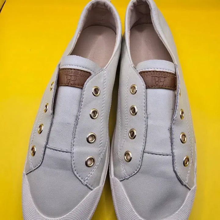 [BUNJANG] Pink Elephant Natural Leather Slip-on Shoes 245 / 핑크엘리펀트 천연가죽 슬립온 245