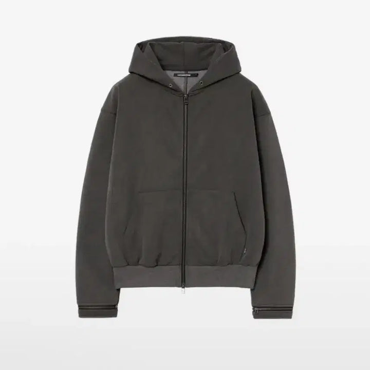 [BUNJANG] Hatching Room Pigment Boxer Hoodie Zip-up Charcoal / 해칭룸 복서 후드집업 피그먼트 차콜