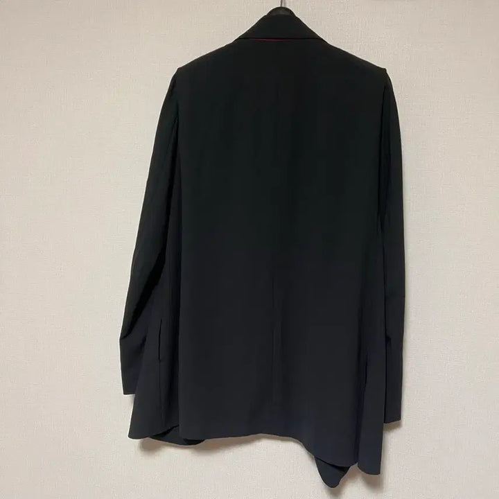 [BUNJANG] TIME Silk Colorblock Chiffon Summer Jacket Charcoal Black / 한섬 타임 TIME 실크배색 쉬폰 여름 자켓 차콜 블랙 정장오피스룩출근룩