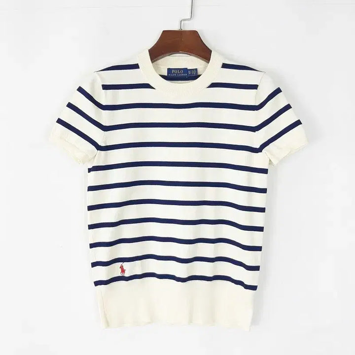 [BUNJANG] Polo Ralph Lauren Striped Short Sleeve Knit XS / 폴로 랄프로렌 스트라이프 반팔니트   XS