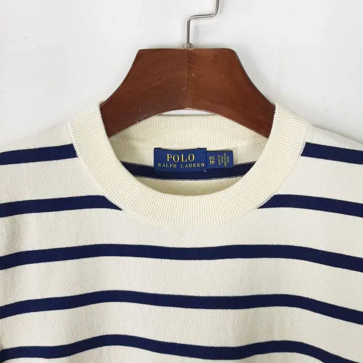 [BUNJANG] Polo Ralph Lauren Striped Short Sleeve Knit XS / 폴로 랄프로렌 스트라이프 반팔니트   XS