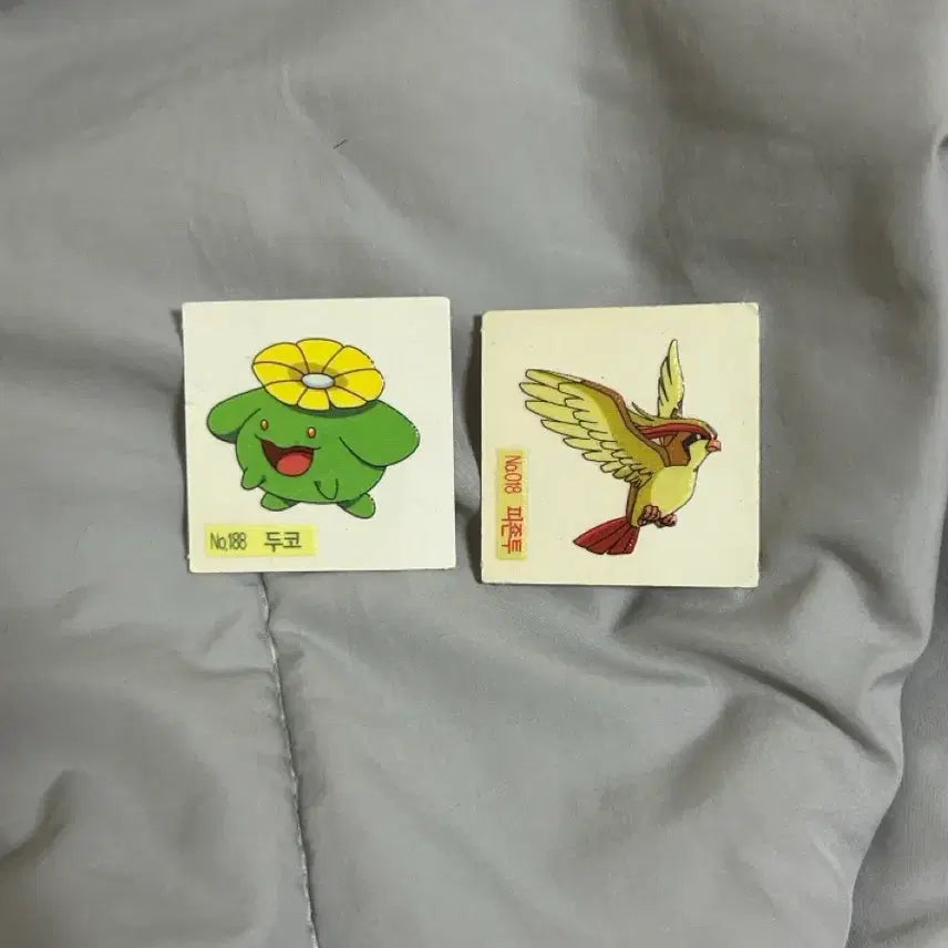 [BUNJANG] Shani Pokemon Sticker - Classic Pidgeotto / 샤니 포켓몬 띠부씰 고전 피죤투 두코