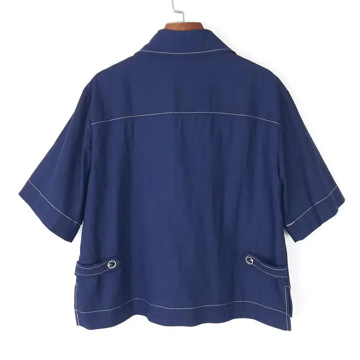[BUNJANG] Lake Bridge Stitch Collar Blouse / 레이크브릿 스티치 카라블라우스 새상품  F