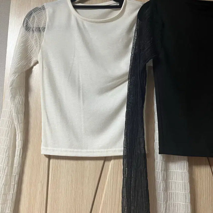 [BUNJANG] Sheer Crop Top / 시스루 크롭티