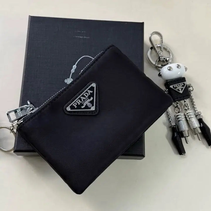 [BUNJANG] Prada Beauty Nylon Mini Pouch Coin Wallet / 프라다 뷰티 나일론 미니 파우치 동전지갑