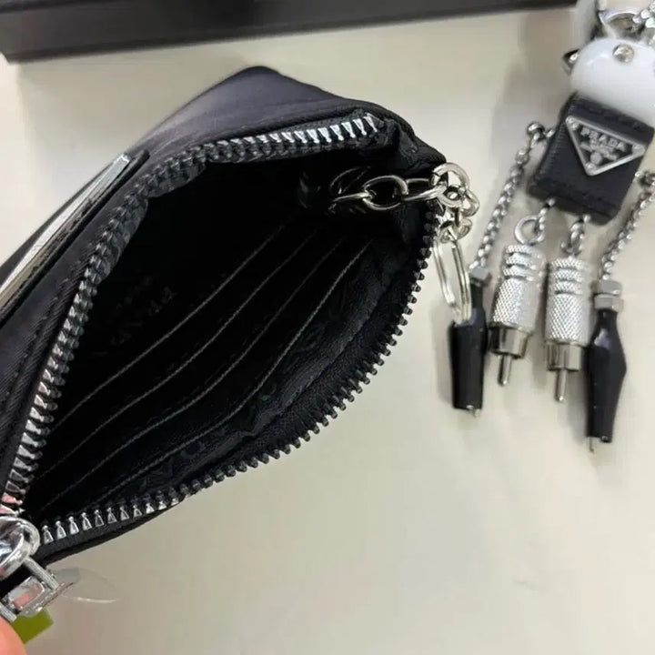 [BUNJANG] Prada Beauty Nylon Mini Pouch Coin Wallet / 프라다 뷰티 나일론 미니 파우치 동전지갑