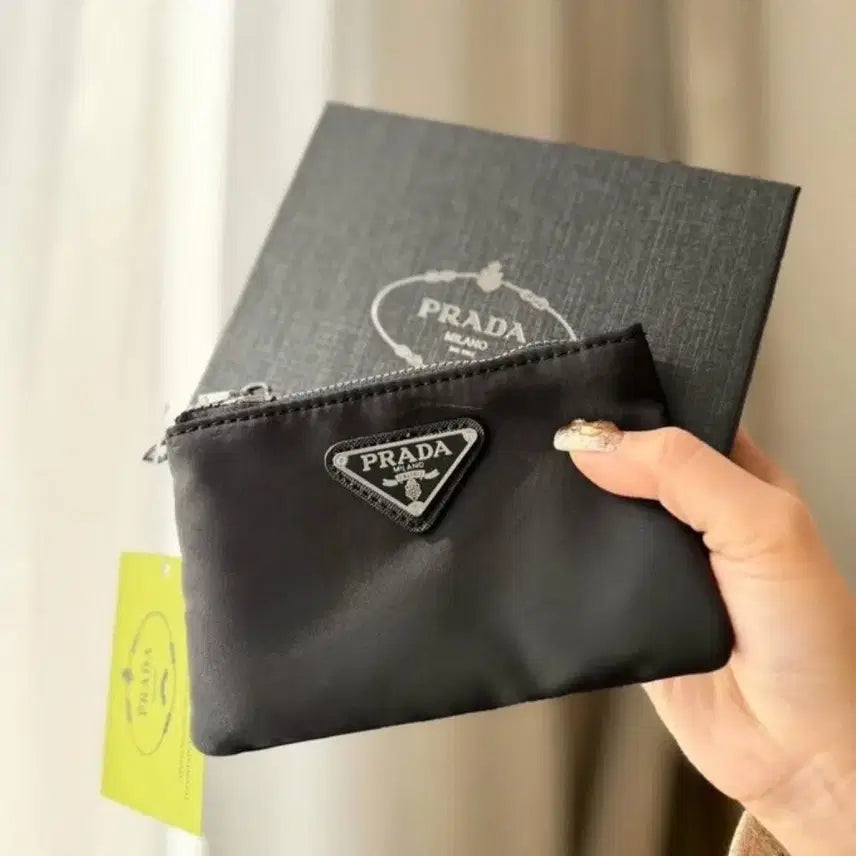 [BUNJANG] Prada Beauty Nylon Mini Pouch Coin Wallet / 프라다 뷰티 나일론 미니 파우치 동전지갑