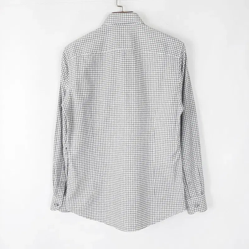 [BUNJANG] Broyer Houndstooth Dress Shirt L / 브로이어 하운드체크 드레스 셔츠  L