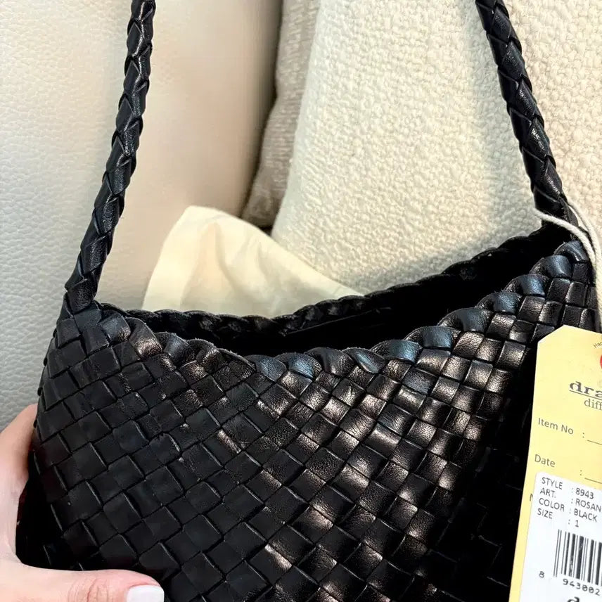 [BUNJANG] Dragon Diffusion Lausanne Black Tote Bag with Inner Bag and Dust Bag / 드래곤디퓨전 로잔나 블랙 (사몰가 이너백+더스트백 포함)