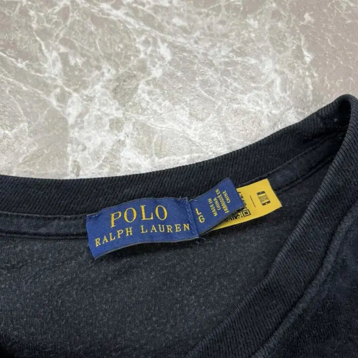 [BUNJANG] Polo Ralph Lauren New Model Fleece Sweatshirt Black / 신형 폴로 랄프로렌 플리스 맨투맨 블랙