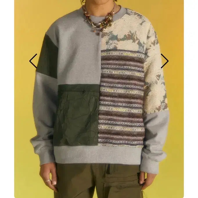 [BUNJANG] Andersson Bell Contrast Sweatshirt L / 앤더슨벨 콘트라스트 스웻셔츠 L