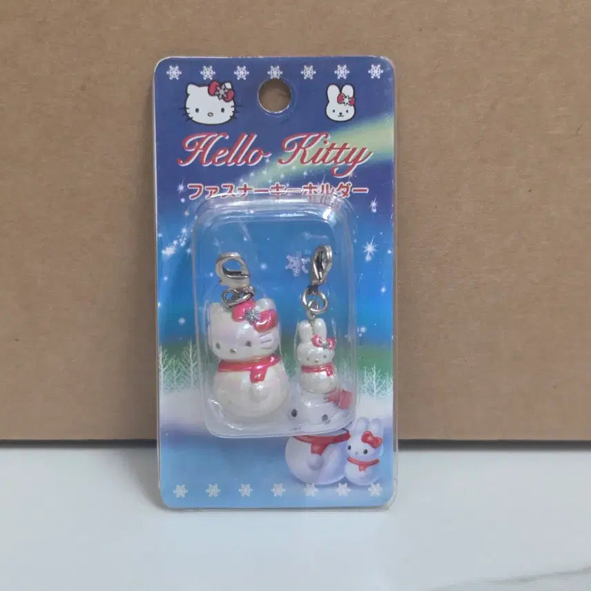 [BUNJANG] Sanrio Classic Snowman Kitty Keychain Box Strap / 고전 눈사람 키티 키홀더 박스 스트랩