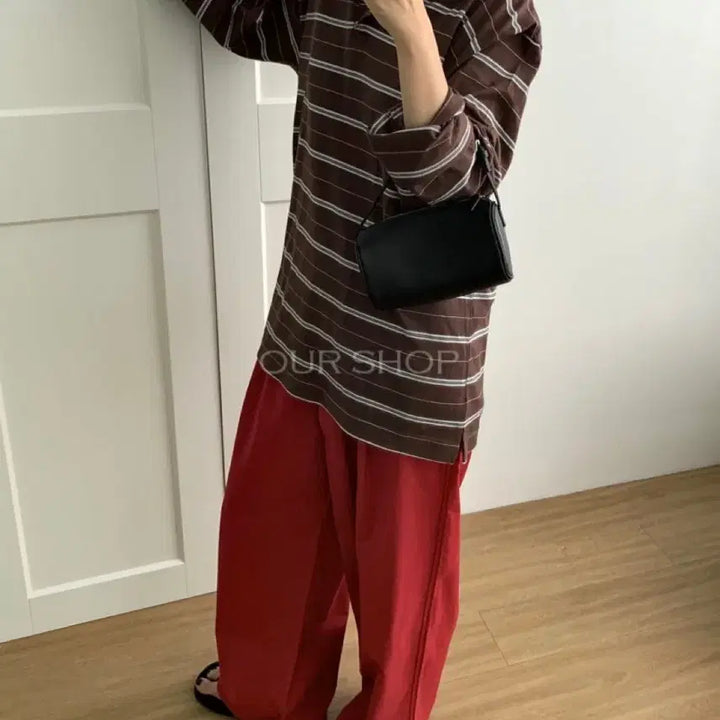 [BUNJANG] Basket Coz Wide Banding Cotton Pants / 바스켓 코즈 와이드 밴딩 코튼팬츠
