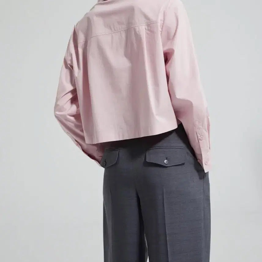[BUNJANG] CC Collect Embroidered Crop Shirt (Beige) / [새상품] cc collect 씨씨콜렉트_ 자수크롭셔츠(베이지색)