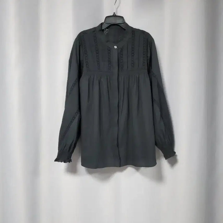 [BUNJANG] Pintuck Shirring Blouse / 핀턱 펀칭 셔링 블라우스