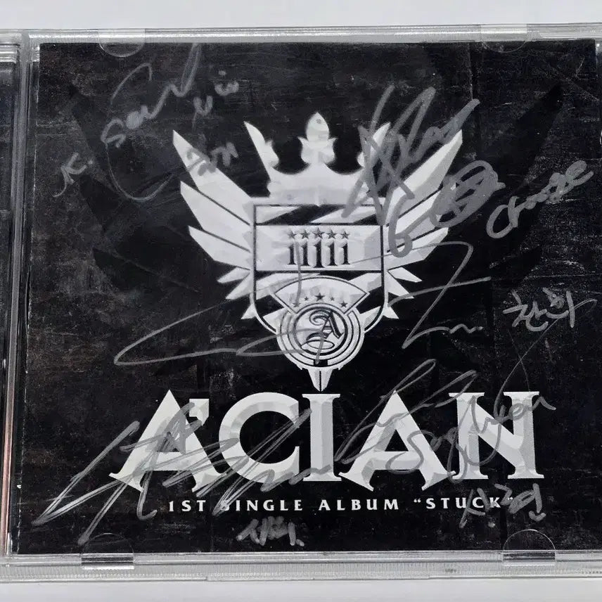 [BUNJANG] A.cian Stuck Debut Single Signed CD / [희귀/사인반] 에이션(A.cian) 데뷔 싱글 STUCK 친필 사인