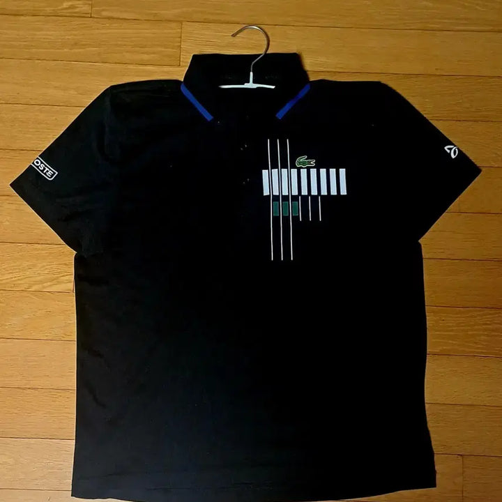 [SOLD OUT] 라코스테 블랙 카라 반팔 티셔츠