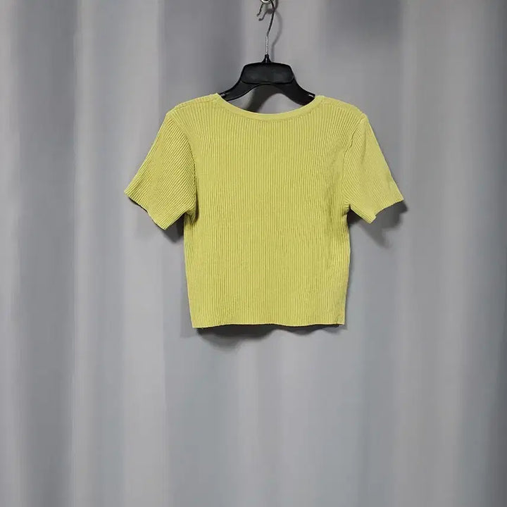 [BUNJANG] Floral Embroidery Ribbed Knit Top / 꽃자수 골지니트