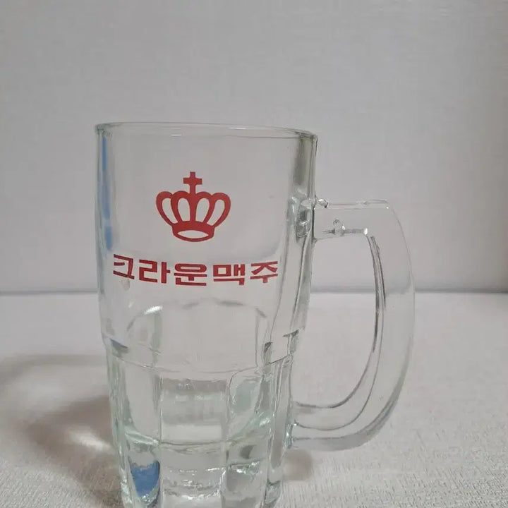 [BUNJANG] Crown Beer Glass [Retro] 500cc - Vintage Korean Beer Glassware / 크라운맥주 맥주잔 [ 레트로 ] 주류자료 / 근대사 술잔