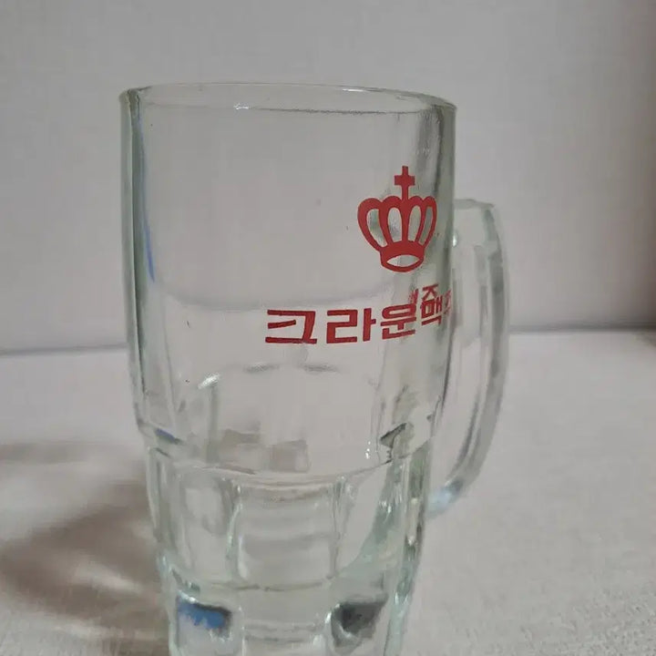 [BUNJANG] Crown Beer Glass [Retro] 500cc - Vintage Korean Beer Glassware / 크라운맥주 맥주잔 [ 레트로 ] 주류자료 / 근대사 술잔